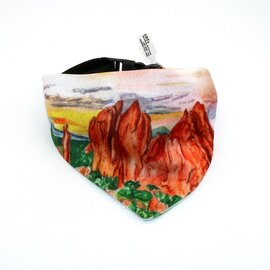 WHITECLOUD MARKETING Dog Collar/Bandana - Garden of the Gods