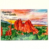 WHITECLOUD MARKETING Magnet - Garden of the Gods Painting