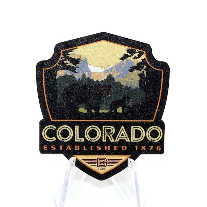 Pumpernickel Press Magnet - Sprague Lake Bears Wood Emblem