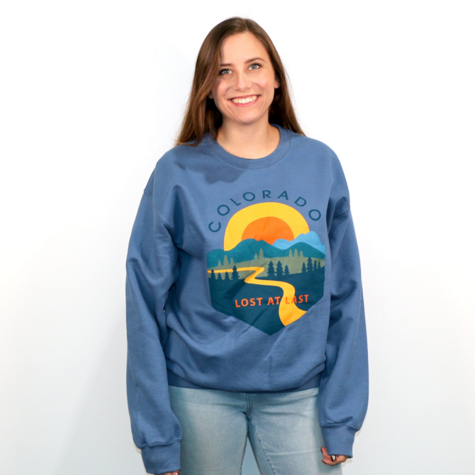 On The Road Apparel Lost at Last CO Sweatshirt