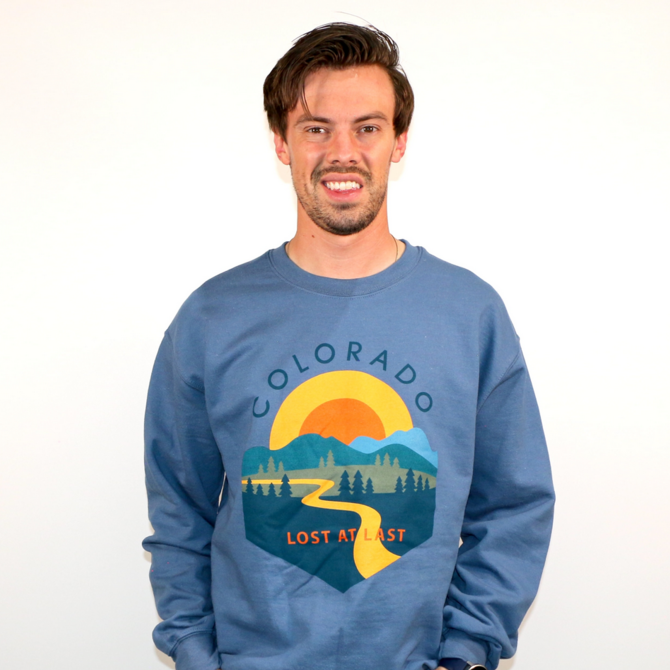 On The Road Apparel Lost at Last CO Sweatshirt