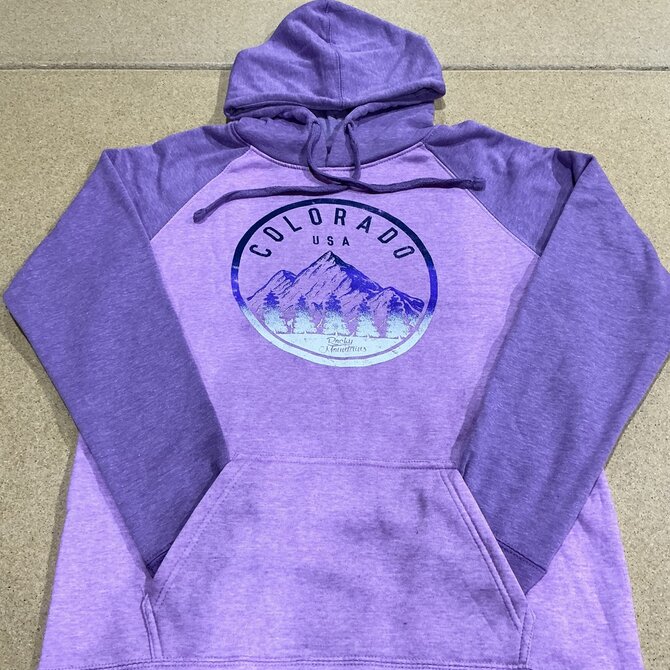 SALT CREEK INC Lingo Raglan Hooded Sweatshirt