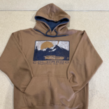 Prairie Mtn Screening Colorado Deadwood Mountain Hooded Sweatshirt With Pockets