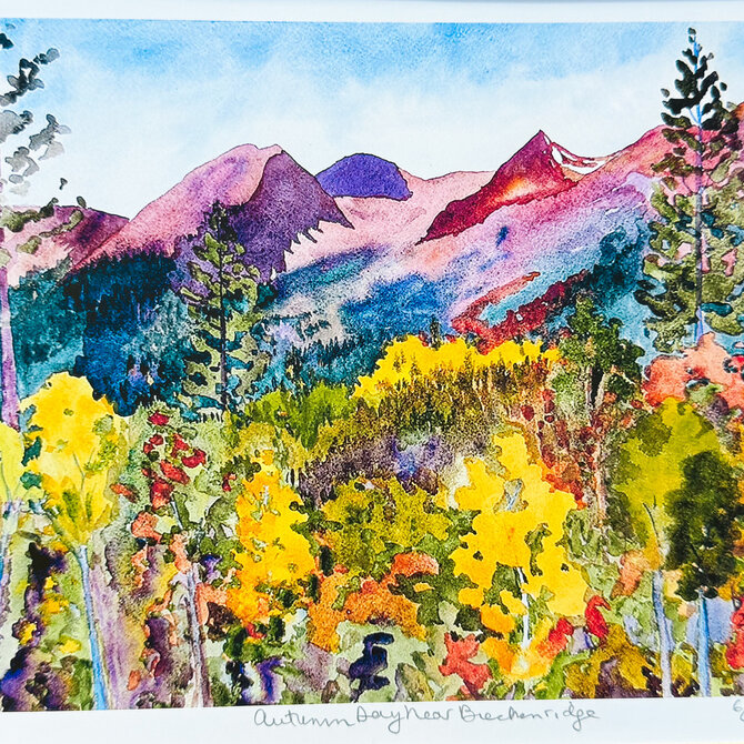 Forrest Gallery 11X14 - Autumn Day Near Breckenridge