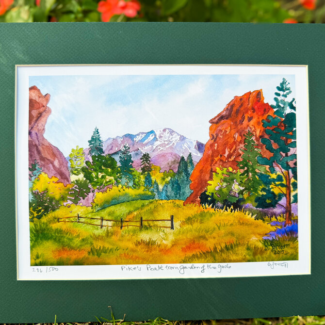 Forrest Gallery 11X14 - Pikes Peak/Garden of the Gods