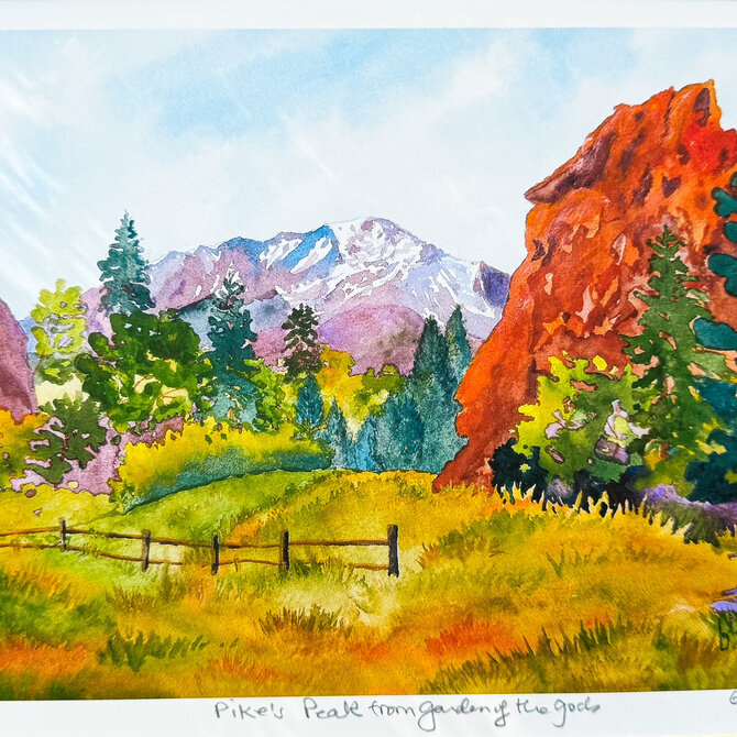 Forrest Gallery 11X14 - Pikes Peak/Garden of the Gods