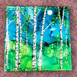 Rabbit's Ink Tile - SM Summer Aspens Night (Bright)