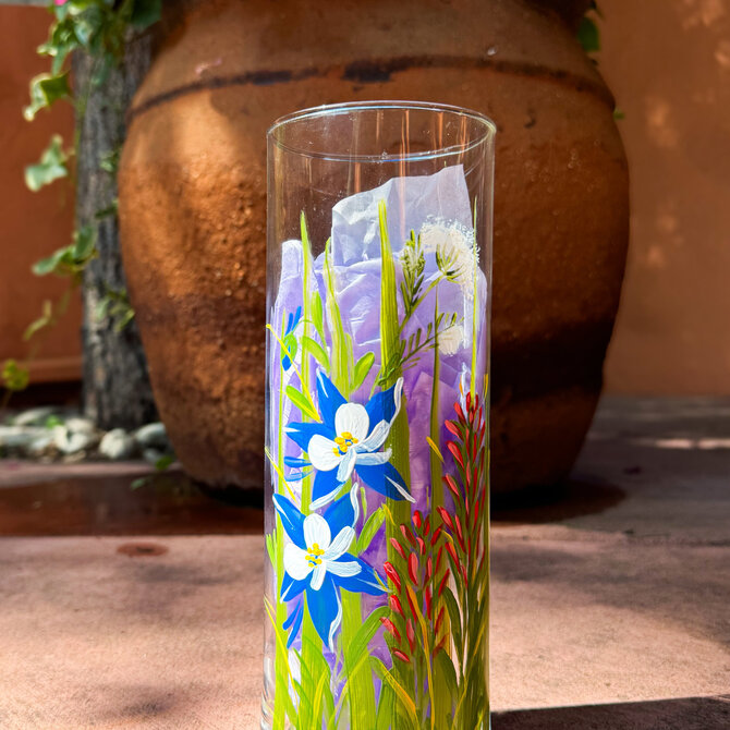 Gelinde Dittrich Des 9" Vase - CO Wildflowers