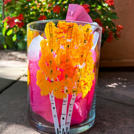 Gelinde Dittrich Des 8"x 6" Hurricane Glass Aspen