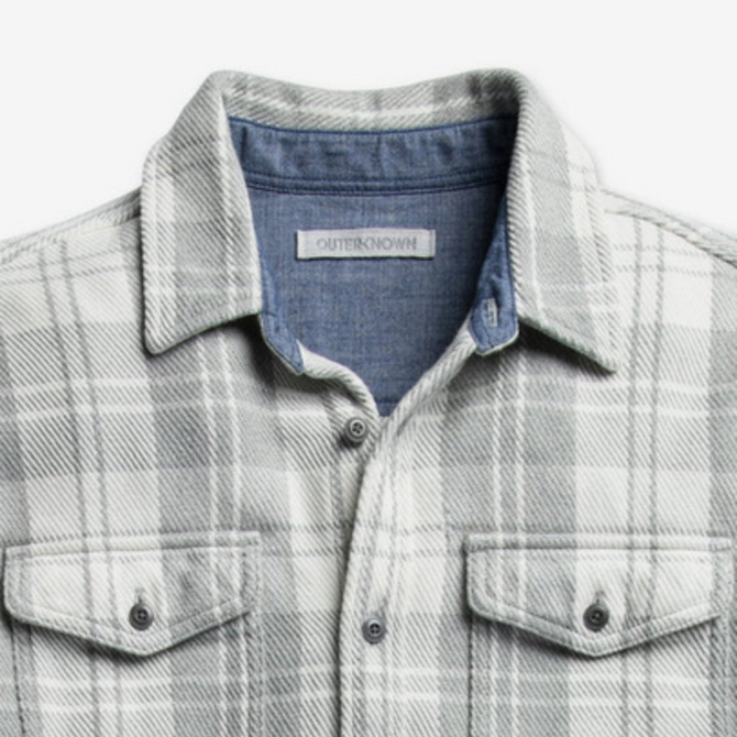 OUTERKNOWN Men's Shirt - Blanket Plaid