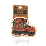 M & W Design Co WOOD MAGNET-HIKE SMART