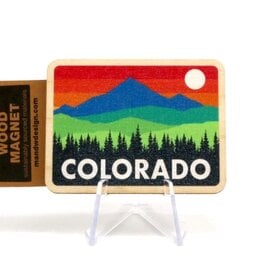 M & W Design Co Wood Magnet - Colorado Scenic Outlook