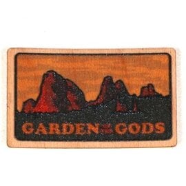 M & W Design Co Mini Wood Sticker - Garden of the Gods