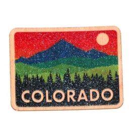 M & W Design Co MINI WOOD STICKER-CO SCENIC COLORFUL