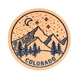 M & W Design Co Wood Sticker - Colorado Night Sky