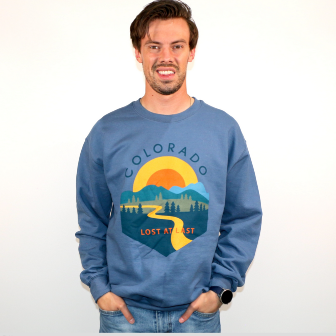 On The Road Apparel Lost at Last CO Sweatshirt