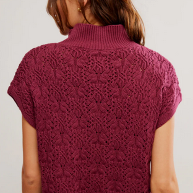 FREE PEOPLE Sweater - Vickie Mock Neck
