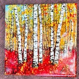 Rabbit's Ink, LLC Tile - LG Fall Just Aspens