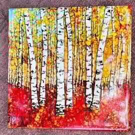 Rabbit's Ink, LLC Tile - LG Fall Just Aspens