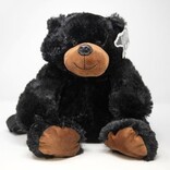 *BACKPACK-BLACK BEAR PLUSH