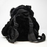 *BACKPACK-BLACK BEAR PLUSH