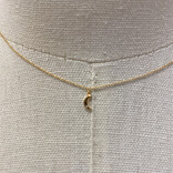 Chan Luu 14K Yellow Gold Moon Necklace