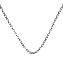 Peyote Bird Designs Necklace - Sterling Silver Desert Pearl