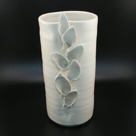 MAGGY AMES HANDMADE Bud Vase - Calla Lilly White Tall
