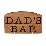 WHISKEY AND WINE DESIGN Bourbon Block Sign - Dad's Bar