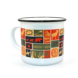 Camping Mug - Retro Garden of the Gods