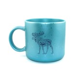 A&f Souvenir MUG-TRIBAL MOOSE TEAL CO/RM