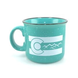 Monterey Mug - Colorado Flag Seafoam