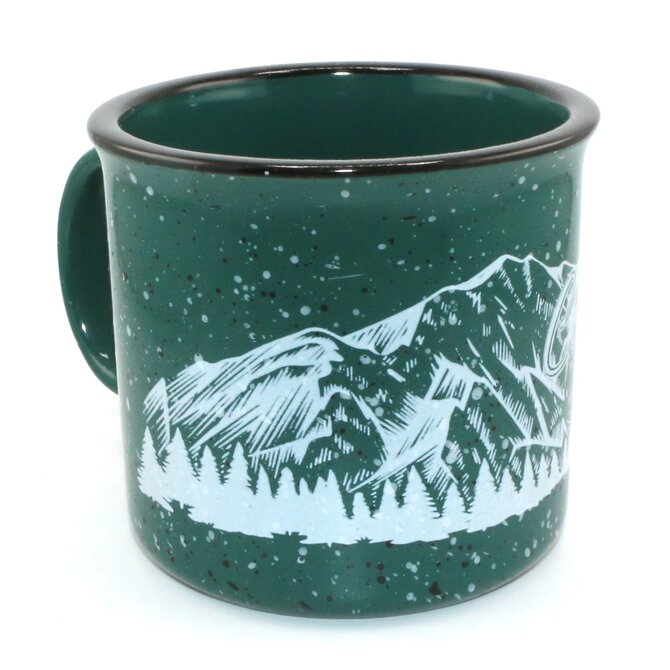 Sanborn Souvenir Co. Inc. Mug - Colorado Mountains Green