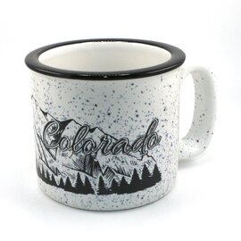 Sanborn Souvenir Co. Inc. Mug - Colorado Mountains White