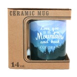 Carson Inc MUG-WATER COLOR MOUNTAINS CO
