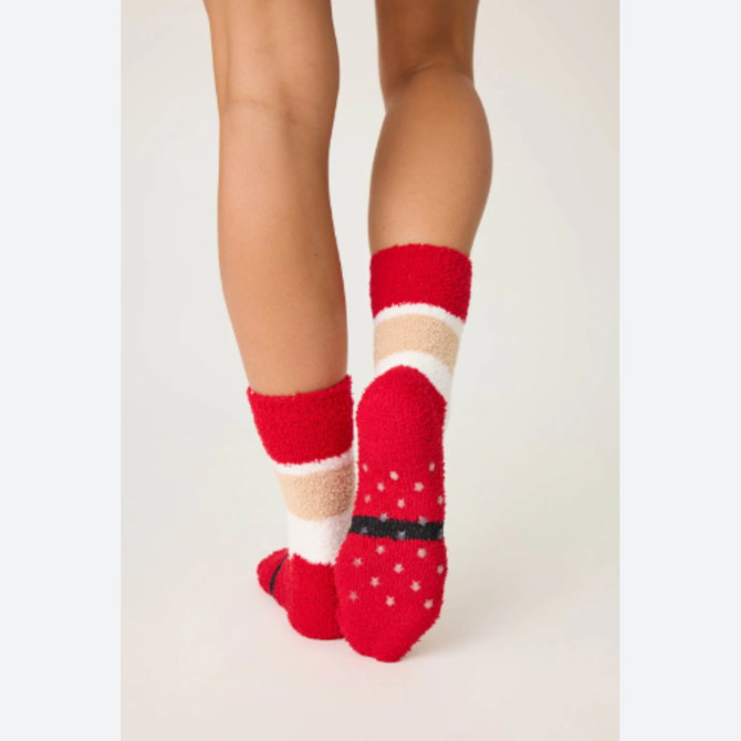 PJ Salvage Socks - Santa & Martini