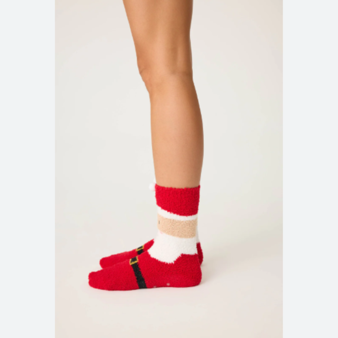 PJ Salvage Socks - Santa & Martini