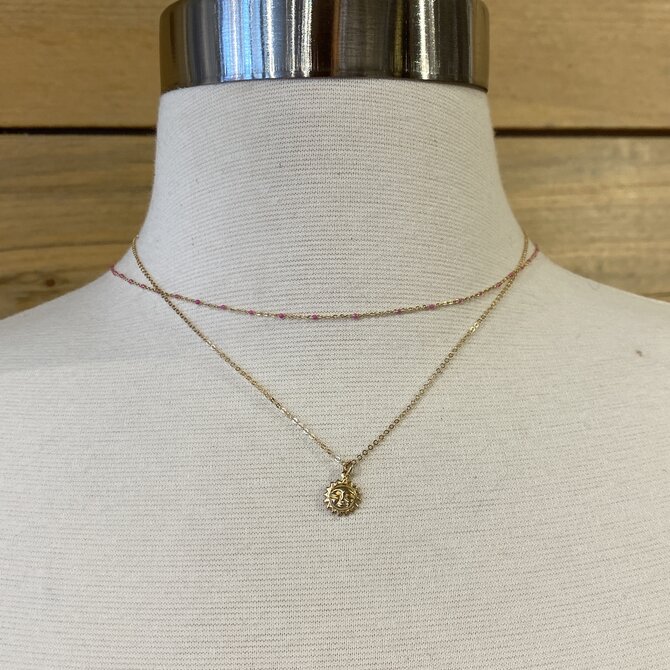 Necklace - 14K Gold Filled Sun