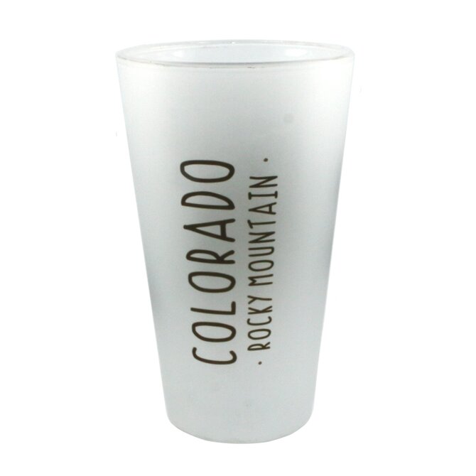 Wild Tribute PINT GLASS-CALL OF WILD WOLF FROST