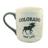 GREAT MOUNTAIN WEST Mug - Moose Green Swirl Colorado