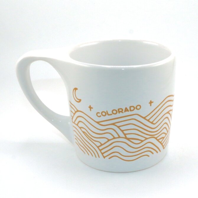 BREW CITY BRAND MUG-MARSHMALLOW WAVY MNYS CO