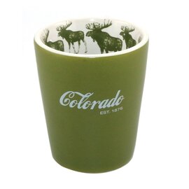 A&f Souvenir SHOT-MOOSE INTERIOR GRN CO