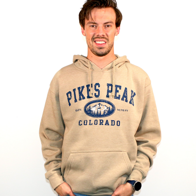SALT CREEK INC Pikes Peak Colorado Hooded Sweatshirt
