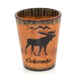 American Gift Corp SHOT-MOOSE CO WOOD LOOK