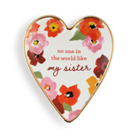 Demdaco/misc Product DISH-HEART/MY SISTER