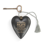 Demdaco/misc Product HEART ART-WP STRONG/BRAVE/SMART
