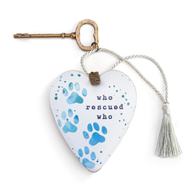 Demdaco/misc Product HEART ART - Who Rescued Who Demdaco/misc Product HEART ART - Who Rescued Who