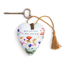 Demdaco/misc Product HEART ART-WILDFLOWERS