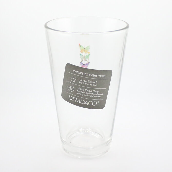 Demdaco/misc Product Pint Glass - Butterflies