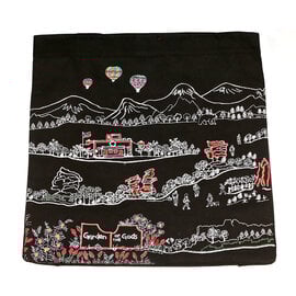 BEYOND CUSHIONS Embroidered Skyline Tote Bag - Garden of the Gods